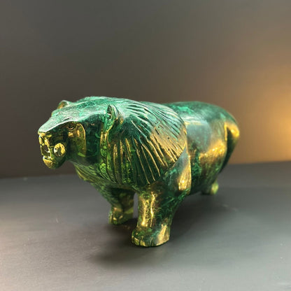 Malachite Loin-Shaped Stone