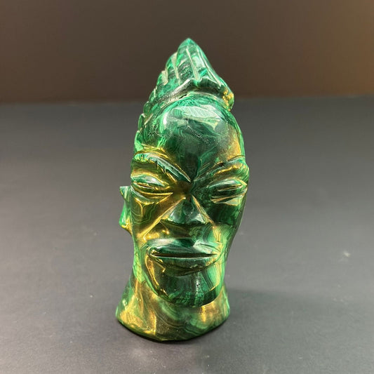 Malachite Stone/Small Ancient Egyptian Head