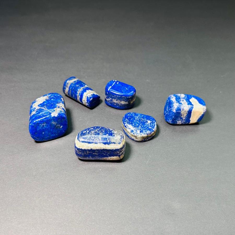 Lapis Lazuli Small Stones - Set of 6