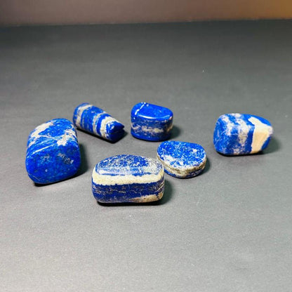 Lapis Lazuli Small Stones - Set of 6