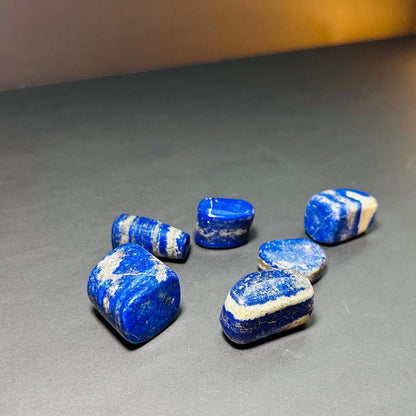 Lapis Lazuli Small Stones - Set of 6