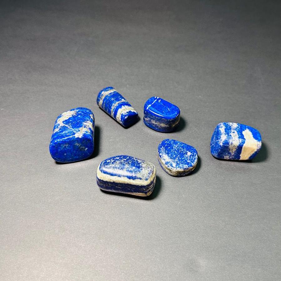 Lapis Lazuli Small Stones - Set of 6