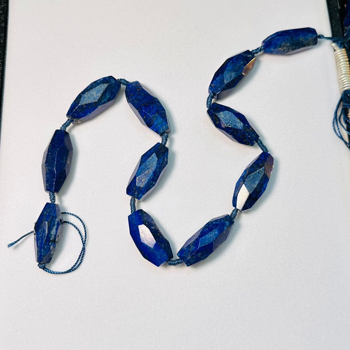 Lapis Lazuli Rice Bead Strands