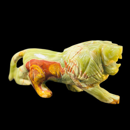 Onyx Lion Sculpture