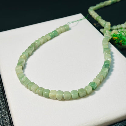 Jade square shaped beads