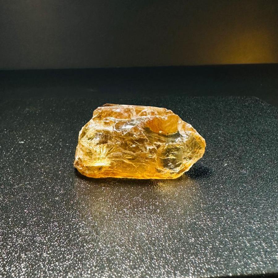 Rough Citrine Stone from Mozambique, Africa