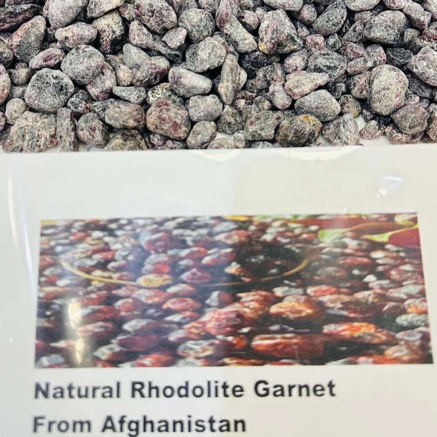 Rough Rhodolite Garnet from Afghanistan