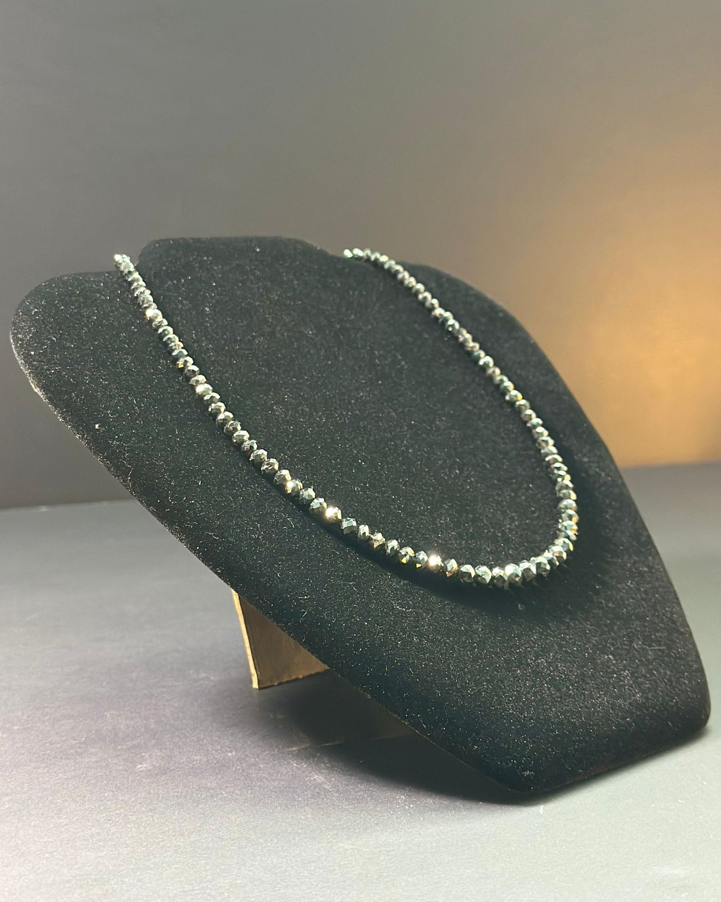 Stunning 106 Carats Black Diamond Necklace