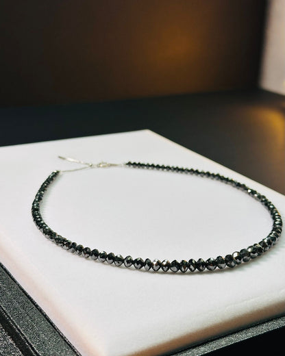 Stunning 106 Carats Black Diamond Necklace