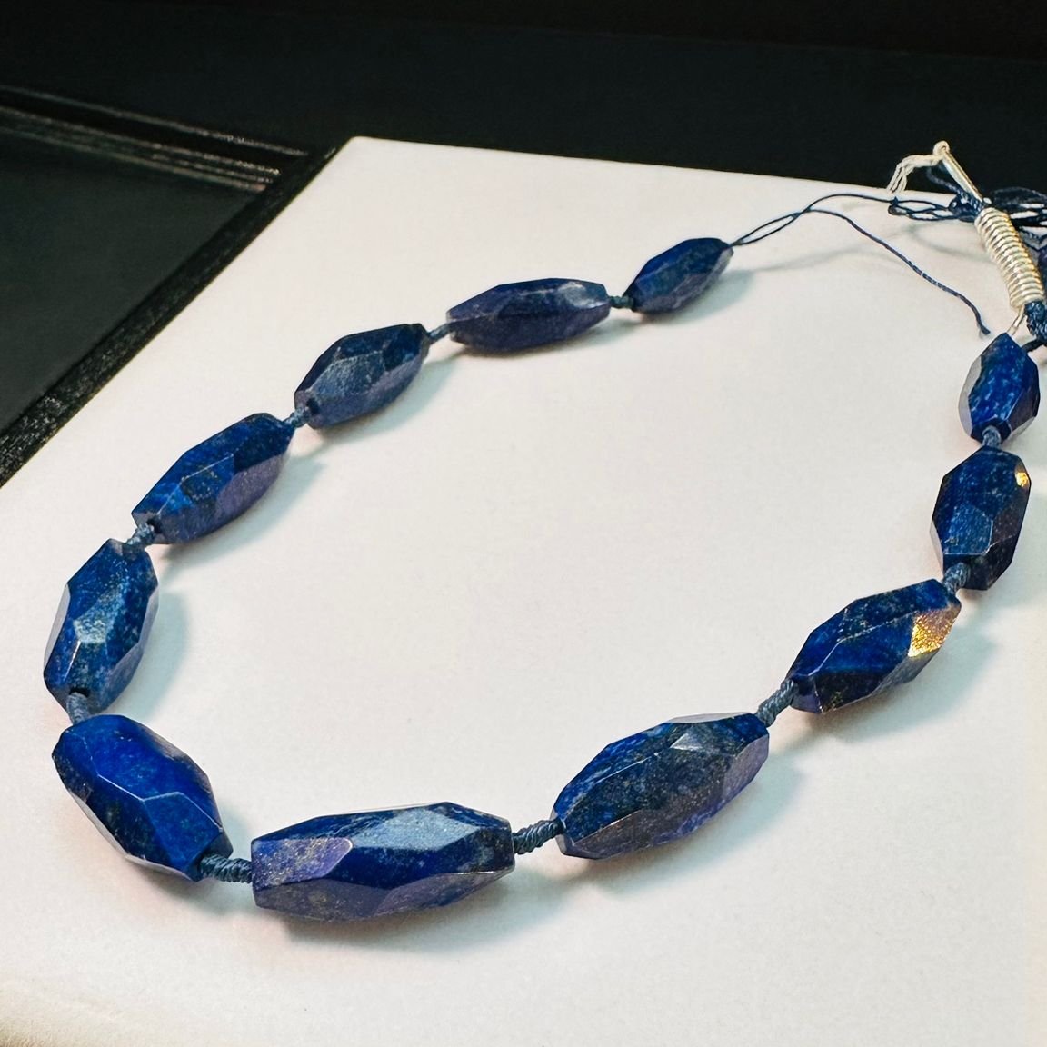 Lapis Lazuli Rice Bead Strands